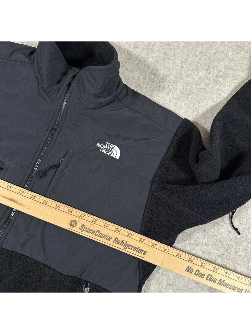 The North Face Jacket Men’s Large Black Denali Full Zip Polartec Fleece Hiking